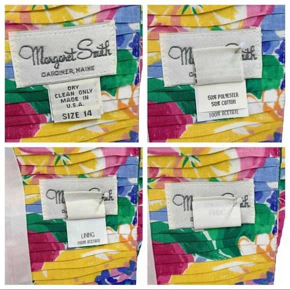 Vintage Margaret Smith Bright and Bold Floral Blazer, Made in the USA - Picture 10 of 12